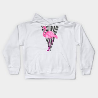 Flamingo. Summer. Kids Hoodie